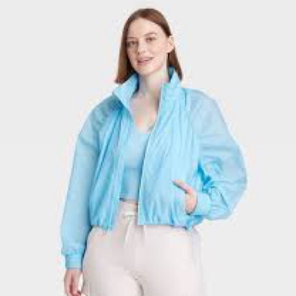 All in Motion Light Blue Women's Jacket - Picture 1 of 11